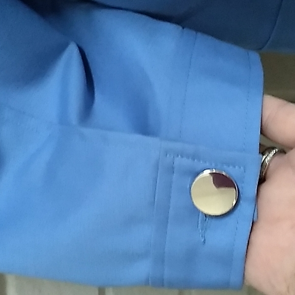 Rafaella Blue 3/4 Zip Business/Office Jacket. Size 16 NWOT - Picture 4 of 7